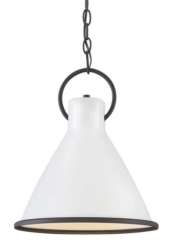 Hinkley Lighting 3555 Winnie 1 Light 18"W Pendant - Polished White / Distressed - Picture 1 of 8