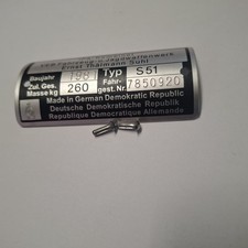 Simson Kunden eigenes S51 Typenschild originalgetreu gepr&auml;gt!!