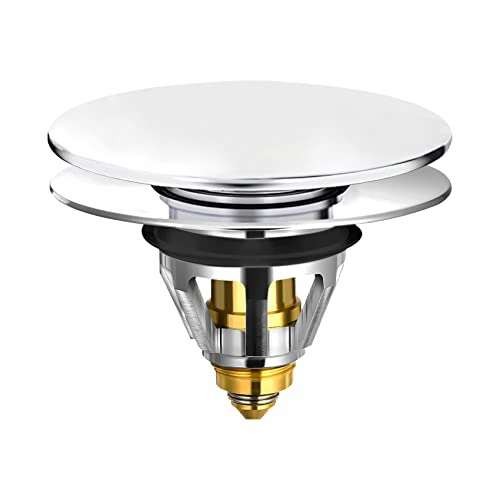 Sink Plug Replacement, Brass Universal Bathroom Pop Up  Assorted colors