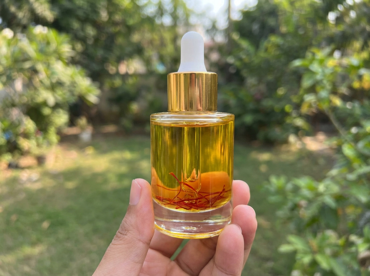 Huile de pépins de figue de barbarie et safran sérum précieux bio