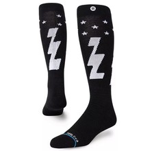 STANCE Youth FULLY CHARGED Kids Performance Socks - Black - Large 3-5.5 - NWT