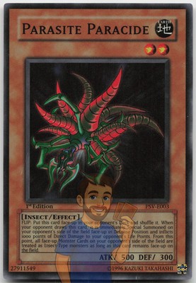Parasite Paracide PSV-E003 Super Rare 1. Auflage Lightly Played Yugioh