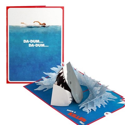 Lovepop Jaws Have a Killer Day 3D Pop-Up 5'' x 7'', a 