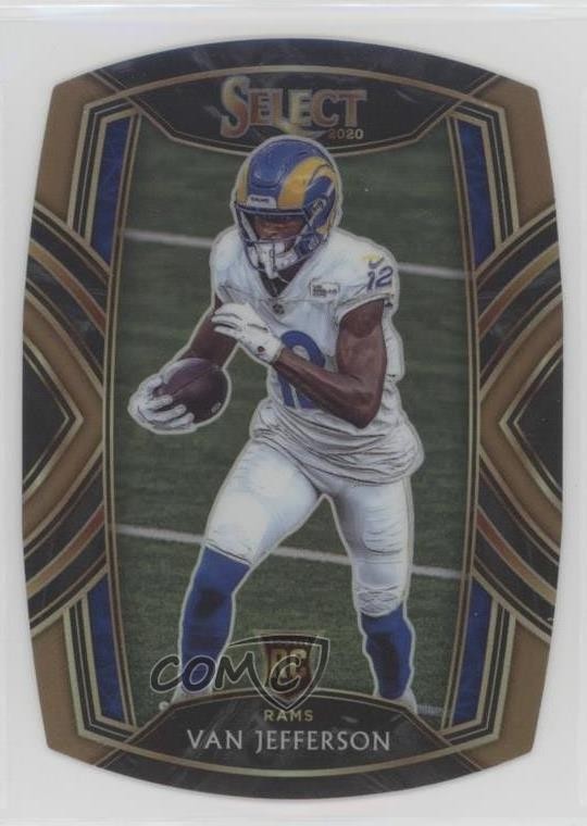 2020 Panini Select Club Level Copper Prizm Die-Cut /355 Van Jefferson #271 10cg