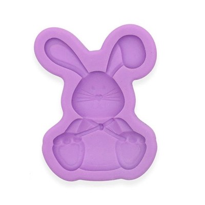 Small 3D Easter Rabbit Silicone Mold for Sugars Cupcake Chocolate Making