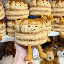 Jellycat Amuseables Fran Pancakes Soft Plush Stuffed Toy Gift With Dust Bag NWT