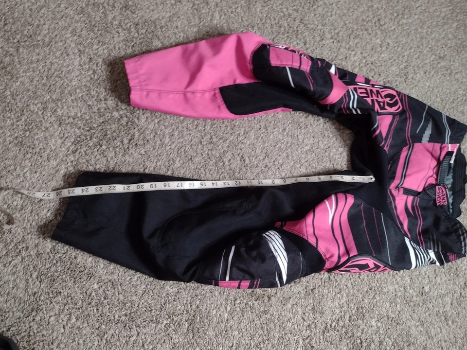 Pantalones ANSWER Racing Syncron para mujer 8 rosa negro motocross Power Sport Q Foto 4 de 4