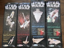 Lot of 4 Estes Star Wars A-Wing Y-Wing  X-Wing  Star DESTROYER Flying Model Kits