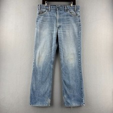 Vintage Levis Jeans Mens Fits 35x29 90s 517 Bootcut Made in USA Orange Tab Faded