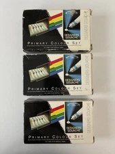 Vtg Lot of 3 Vintage Winsor & Newton Designers Gouache Set of 6, each 14ml New