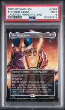2026 MTG MARVEL SUPER HEROES #0386 THE MIND STONE PSA 9
