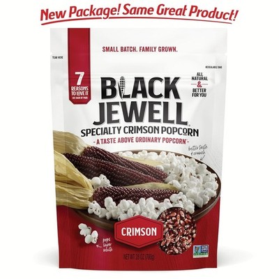 Black Jewell Popcorn Kernels, Crimson Red, 28.35 Ounces (Pack of 1)