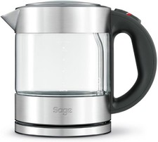 Sage - The Compact Kettle Pure - Quiet and Cordless Brushed Stainless Steel 