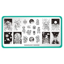 Maniology Planetary Xplorer: Starstruck Mission MXM081 Nail Stamp Plate Alien