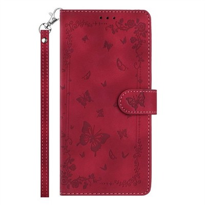 Butterfly Leather Wallet Phone Case For iPhone 17 16 15 14 13 12 11 Pro Max 7 XR