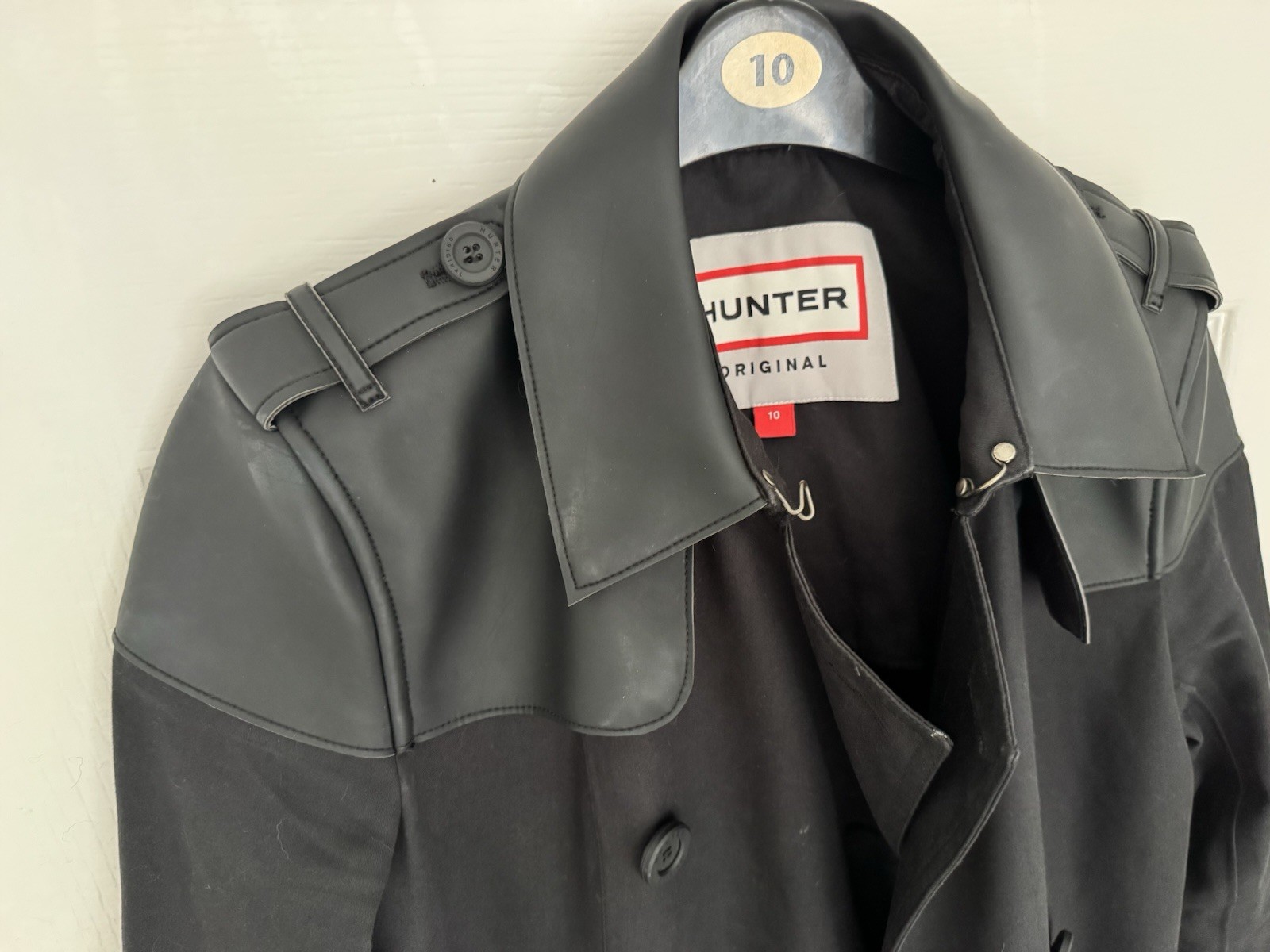 Women’s Hunter Trench Coat Size 10 (Rare) image 3