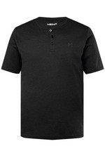 Men Plus Herren große Größen Henley Basic Halbarm Rundhals 836365