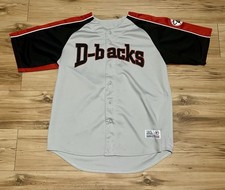 Vintage Dynasty Arizona Diamondbacks Blank Sewn Jersey Mens XL Grey