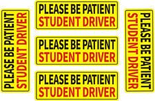 Non-Magnetic Student Driver Stickers - Removable Student Driver Stickers, Safe f
