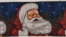 Christmas Santa Claus Tapestry Table Runner