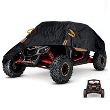 UTV Cover Waterproof Heavy Duty Oxford 2-3 Seater Cloth Weather Protection Turbo