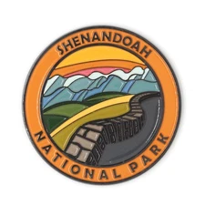 Stunning Black Nickel US Shenandoah National Park Fridge Magnet 