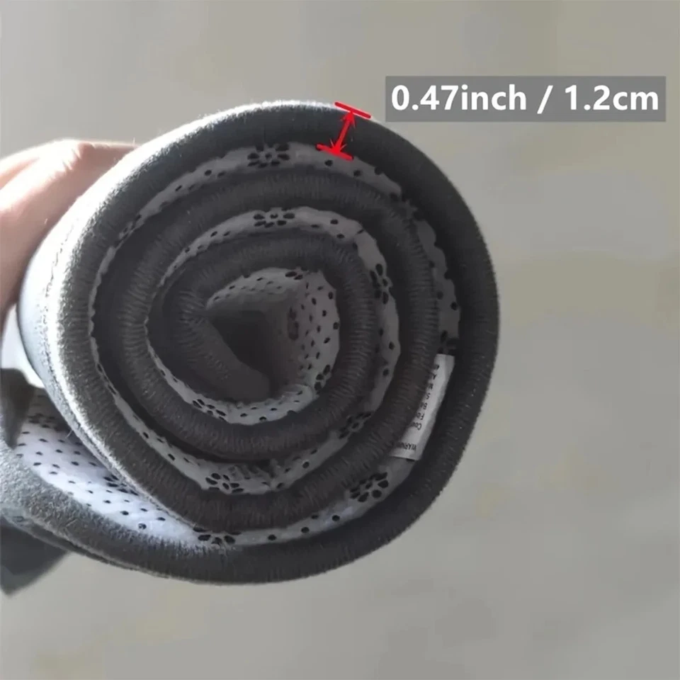 Thickened flannel kitchen floor mats absorbent oil non-slip mats long . - Image 4 of 4