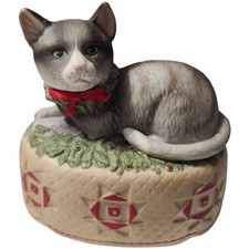 Vintage Schmid Gordon Fraser Cat Music Box Ch...