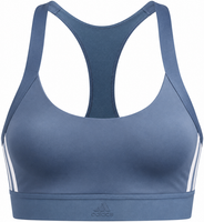Adidas All Me 3Stripes Damen Sport-Bra Fitness Gym Sport BH Blue S [EB3664]