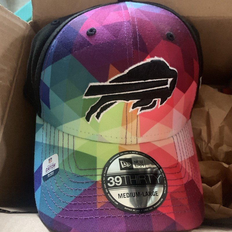 Buffalo Bills New Era 2023 NFL Crucial Catch 39THIRTY Flex Hat 2023 stretch fit 