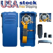 Blue Repair Front Housing Case Cover For XPR7350 XPR7380 radio With Speaker