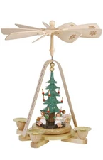 1665 - Richard Glaesser Pyramid - Angels - 10.5"H x 9.25"W x 9.25"