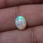 1.8 Cts 10x7.7 MM Natural AAA Green Red Fire Ethiopian Opal Oval Shape Cabochon