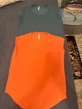 2 Womens Athleta Shirts Size Small Casual Crew Neck Lightweight