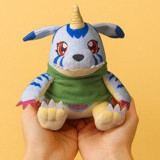  Toei Animation  Digimon Adventure Sitting Plush Toy Gabumon From JP NEW