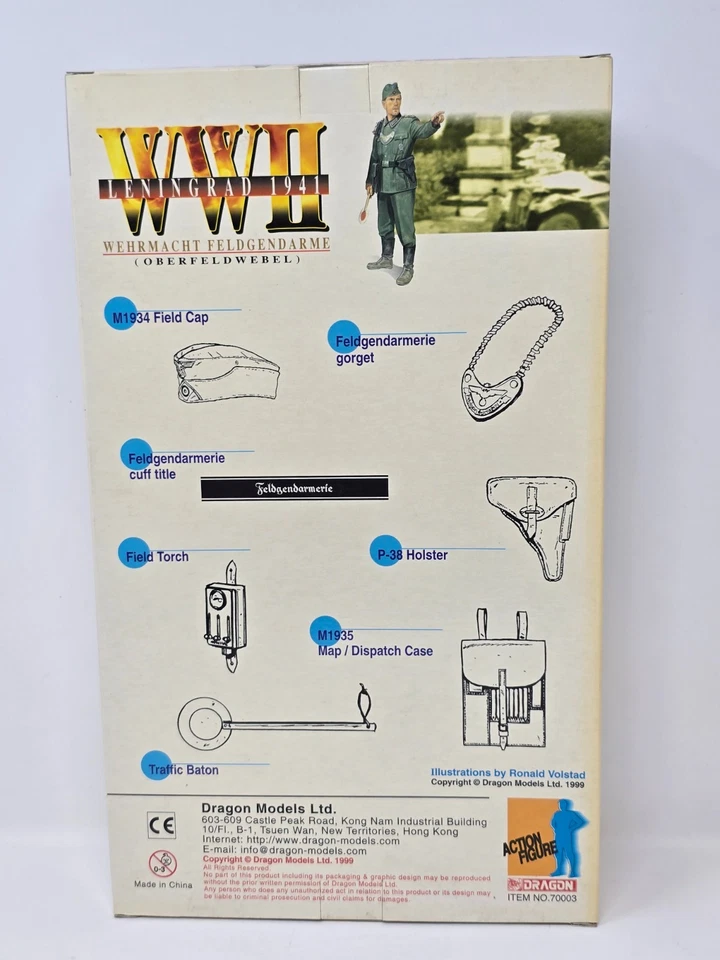Figura de acción DRAGON WWll Leningrado 1941 Wehrmacht Feldgendarme "Karl" #70003 Foto 2 de 4
