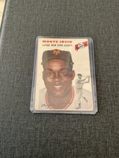 1954 Topps HoF #3 Monte Irvin, HoF #36 Hoyt Wilhelm +6 Teammates - NY Giants