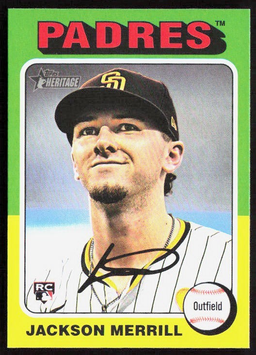 2024 Heritage High Number JACKSON MERRILL Rookie Card RC #689 Padres QTY