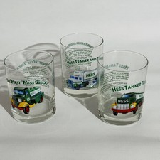 HESS 1996 Classic Truck Series Drinking Glasses Set of 3 Cups