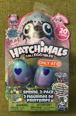Hatchimals CollEGGtibles Sparkly Spring Target Exclusive Mystery 2-Pack + Nest