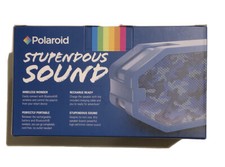 Bluetooth  Mini Speaker Blue Camo Rechargeable Battery Polaroid Stupendous Sound