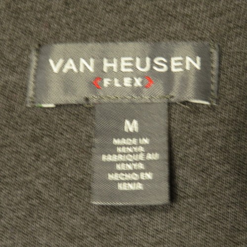 Van Heusen Sweatshirt Mens Medium Blue Long Sleeve 1/4 Zip Pullover - Picture 5 of 8
