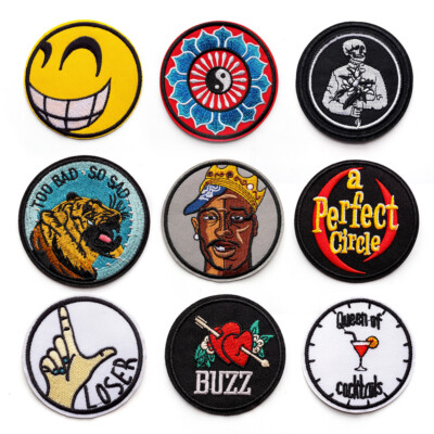 Radiation Aufnäher - Gelb/schwarzes Stickabzeichen Für Jacken & Taschen