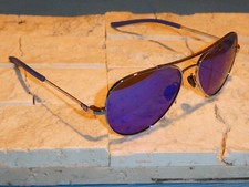 UNDER ARMOUR INSTINCT RARE SILVER/ROYAL BLUE KIDS CHILDS BOYS AVIATOR SUNGLASSES