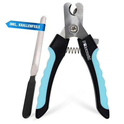 PÄTSWORLD Profi Krallenschere für Hunde & Katzen | Tiersalon Qualität | Krallenpflege |