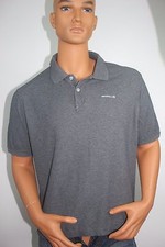MERRELL Short Sleeve Polo Shirt  SIZE XL Gray Organic Cotton