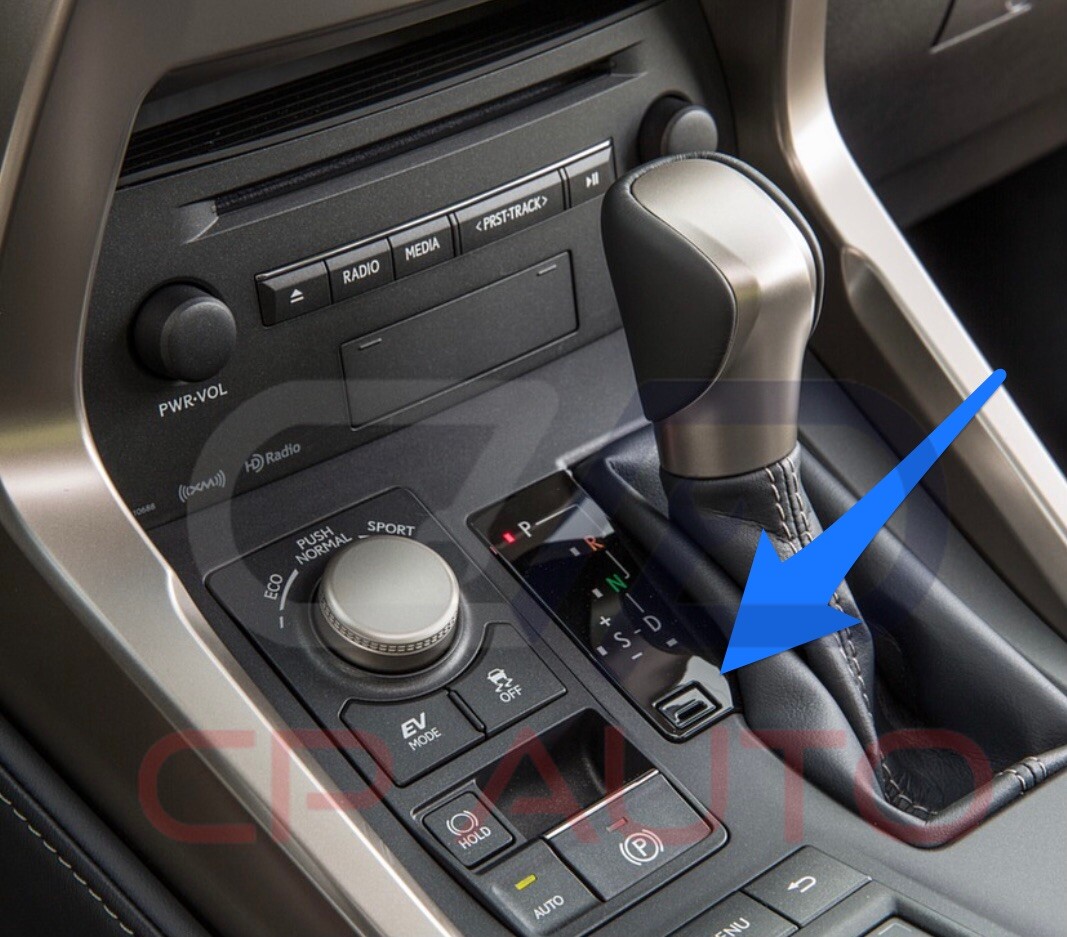 2015-2021 Lexus NX200T NX300H Shift Lock Release Button Black Cap