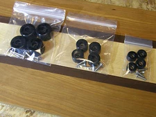 SAMPLE PACK Cutting Board Rubber Bumper Feet 1/2" 5/8" 3/4" 7/8" 1" Silicone 