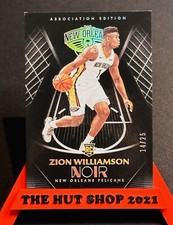 Zion Williamson 2019-20 Noir Silver Prizm Rookie /25! #148 Association Edition!