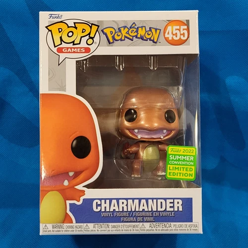 NEW! SDCC 2022 FUNKO POP! GAMES - POKEMON CHARMANDER FIGURE